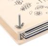Professional Wooden and Metal Flower Press Set view 3