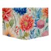 Floral Reusable Book Cover for 24.9 x 27.9 cm Notebooks view 4