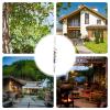 Glass Gazing Ball Spiral-Tail Wind Spinner view 4